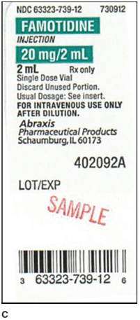 In Exercises 11, refer to label C. What is the dosage strength and type?