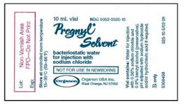 In Exercises 12, refer to the following order, label, and package insert. Ordered: Pregnyl 5000 USP units IM every other day How should the medication be mixed and then stored after reconstitution?