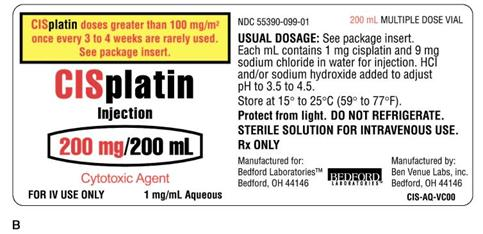 In Exercises 18, determine if the order is safe. If so, calculate the amount to administer. The patient is 63 in. tall and weighs 125 lb. Ordered: Cisplatin 125 mg IV every four weeks On hand: Refer to label B. The usual dose is 75 to 100 mg/m 2.