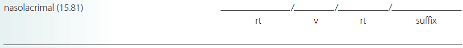 Give a brief definition and dissect each term listed into its word parts in the space provided. Check your answer by referring to the frame listed in parentheses and your medical dictionary. Then listen to the Audio CD to practice pronunciation.