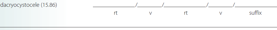 Give a brief definition and dissect each term listed into its word parts in the space provided. Check your answer by referring to the frame listed in parentheses and your medical dictionary. Then listen to the Audio CD to practice pronunciation.