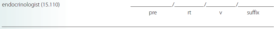 Give a brief definition and dissect each term listed into its word parts in the space provided. Check your answer by referring to the frame listed in parentheses and your medical dictionary. Then listen to the Audio CD to practice pronunciation.