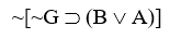 identify the main connective. -
