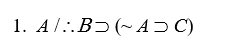 Prove valid, using the eighteen valid argument forms (but not CP or IP): -