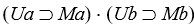 The sentence   will be true. To see this, consider the expansion of this sentence for larger and larger universes of discourse. First, in a two-individual universe of discourse, its expansion is   , which will be true since each conditional will have a false antecedent. Then for larger universes, each new conjunction added will have a false antecedent and thus be true (on the assumption nothing is a unicorn).