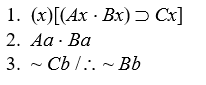 Proving consistency Show that the premises of the arguments below are consistent.  - <div style=padding-top: 35px> 