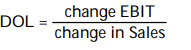 <strong>Degree of operating leverage can best be defined as:</strong> A) B) C) D)