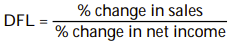 <strong>Degree of financial leverage can best be described as:</strong> A) B) C) D)