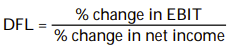 <strong>Degree of financial leverage can best be described as:</strong> A) B) C) D)
