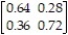 <strong>The transition matrix for a Markov process is: Find .</strong> A) B) C) D)