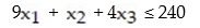<strong>Convert the inequality to a linear equation by adding a slack variable. </strong> A) B) C) D)