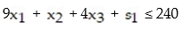 <strong>Convert the inequality to a linear equation by adding a slack variable. </strong> A) B) C) D)