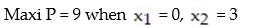 <strong>Solve the following linear programming problem using the simplex method: </strong> A) B) C) D)