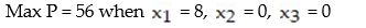 <strong>Solve the following linear programming problem using the simplex method: </strong> A) B) C) D)