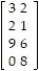 <strong>Find the transpose of the matrix: - </strong> A) B) C) D)