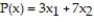 The corner points for the bounded feasible region determined by the system of inequalities: are O = (0, 0), A = (0, 4), B = (5, 2) and C = (7, 0). Find the optimal solution for the objective profit function: