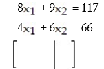 <strong>Write the augmented matrix for the system. </strong> A) B) C) D)