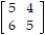 Find the inverse, if it exists, of the given matrix: - 