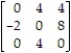 Find the inverse, if it exists, of the given matrix: -A =  
