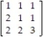 Find the inverse, if it exists, of the given matrix: - 