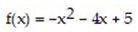 Find the vertex and the maximum or minimum of the quadratic function by first writing f in standard form. State the range of f and find the intercepts of f .