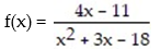 Find the equations of any vertical asymptotes: - 