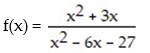 Find the equations of any vertical asymptotes: - 