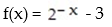 Graph the function: - 