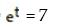 Convert to a logarithmic equation. - 