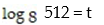 Convert to an exponential equation: - 