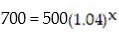 Solve for x to two decimal places (using a calculator): - 