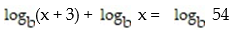 Use the properties of logarithms to solve: - 