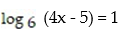 Use the properties of logarithms to solve: - 