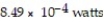 The level of a sound in decibels (db) is determined by the formula   db, where I is the intensity of the sound in watts per square meter. A certain noise has an intensity of   per square meter. What is the sound level of this noise? (Round your answer to the nearest decibel.)