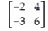Is the following matrix game strictly determined?  <div style=padding-top: 35px> 