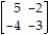 The matrix for a strictly determined matrix game is given below. Determine if the game is fair or not fair.