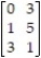 <strong>Delete recessive rows and columns from the following matrix game:  </strong> A)   B)   C)   D)   <div style=padding-top: 35px> 