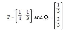 <strong>Find the expected value of the matrix game M =   for the respective row and column strategies:  </strong> A)   B)   C) -   D)   <div style=padding-top: 35px> 