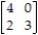 Find the expected value of the game matrix A = if player 1 and player 2 decide on strategies and Q = .