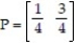 Find the expected value of the game matrix A = if player 1 and player 2 decide on strategies and Q = .