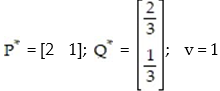 <strong>Solve the matrix game M =   indicating optimal strategies   and   for R and C respectively, and the value v of the game.</strong> A)   B)   C)   D)   <div style=padding-top: 35px> 