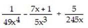 Combine into a single fraction and simplify: