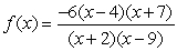 <strong>Which of the following statements are true for ? Mark all that apply.</strong> A) There is a horizontal asymptote at y = -10. B) There are horizontal asymptotes at y = -1 and 1. C) There are no horizontal asymptotes. D) There are vertical asymptotes at x = -1 and 1. E) There are vertical asymptotes at x = -3 and 5. F) There are no vertical asymptotes.