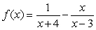 <strong>If the function is written in the form , a ratio of polynomials, which of the following could be ?</strong> A) B) C) D) -8