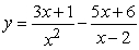 The horizontal asymptote of is y = _____. Enter none if there is no horizontal asymptote.