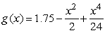 The function Can be approximated by the function . On what interval do the two graphs look similar?