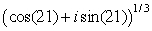 Use deMoivre's formula to evaluate . Choose the root that lies in the first quadrant.