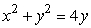 <strong>Convert the polar equation to a Cartesian equation.</strong> A) B) C) D)
