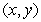 Let P be a point on the unit circle with coordinates corresponding to an angle of t radians. Write in terms of x and y.