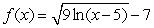 Find the domain of the function .